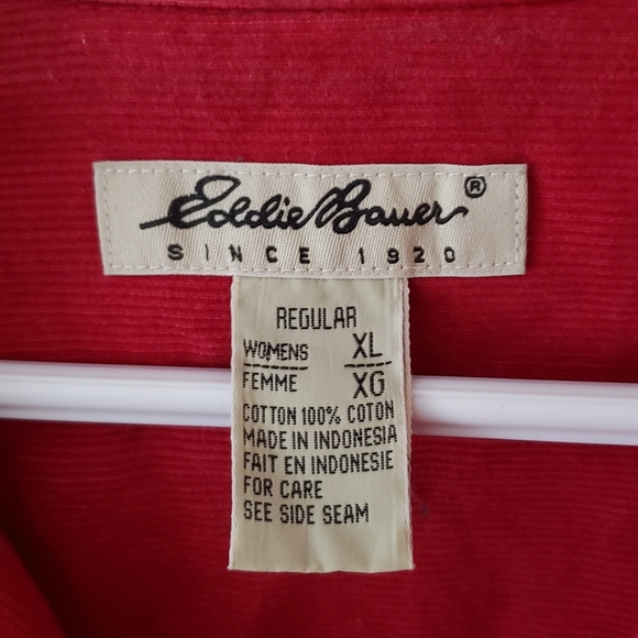 Eddie Bauer Corduroy Button Up - Picture 4 of 4